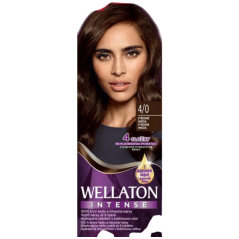 Wella barva na vlasy Wellaton Intense 4/0 středně hnědá, 110 ml