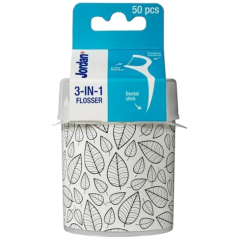 Jordan 3v1 dentální párátka s nití v boxu 50 ks