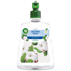 Air Wick Active Fresh náplň do difuzéru vodní báze, svěží bavlna, 228 ml