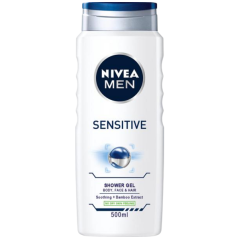 Nivea Men Sensitive sprchový gél, 500 ml