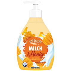 Elkos mléko a med tekuté mýdlo 500 ml