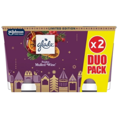 Glade vonné sviečky Festive Mulled Wine 2 × 112 g