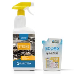 SUCITESA ECOMIX STRONG FOAMER,odmašťovač,balení 12x 90ml sáček+lahev