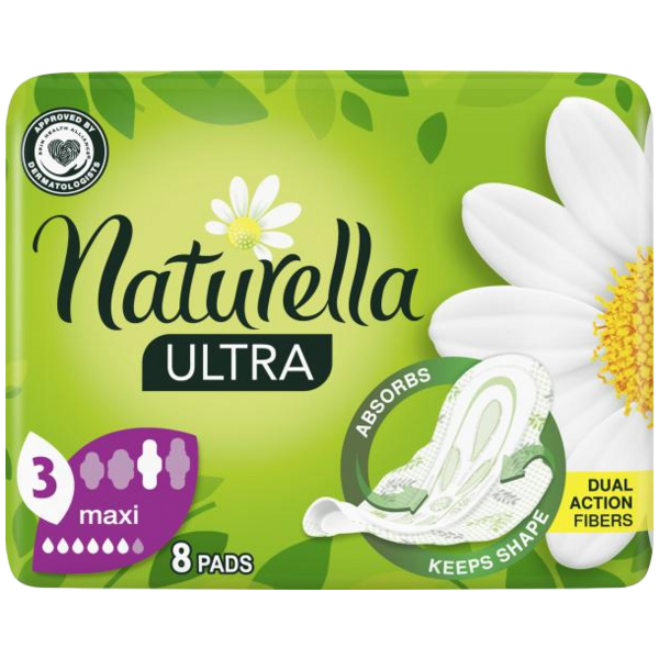 Naturella dámske vložky Ultra Maxi, 8 ks