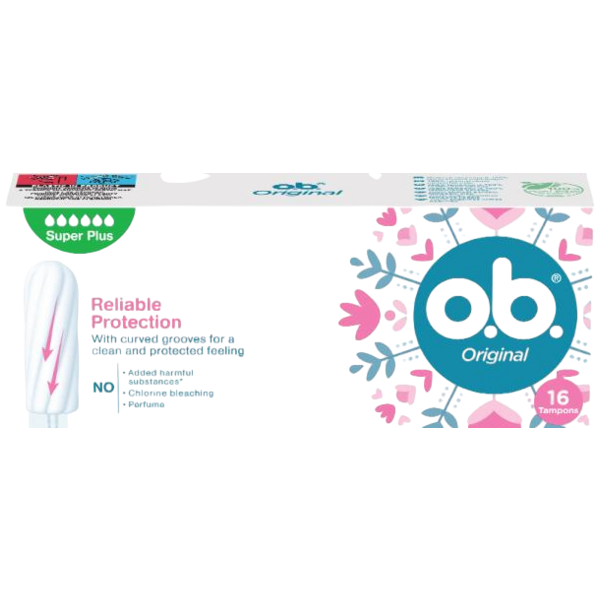 O.B. Original Super Plus tampóny, 16 ks