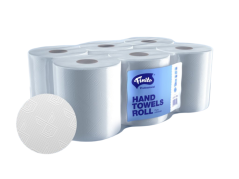 Ručníky v roli středový odvin MAXI 2vrst, 100% lepená celulóza, 110m, balení 6 rolí