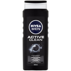 Nivea Men Active clean sprchový gel, 500 ml