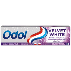 Odol Velvet White zubní pasta s fluoridem, 75 ml