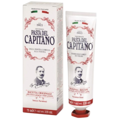 CAPITANO 1905 ORIGINAL RECIPE - premium zubní pasta s originální recepturou 75 ml + DÁREK ZDARMA pasta 15 ml