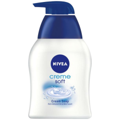Nivea Creme Soft krémové tekuté mydlo s dávkovačom, 250 ml