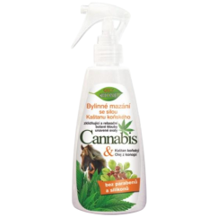 Bylinné mazání se silou Kaštanu koňského CANNABIS 260 ml