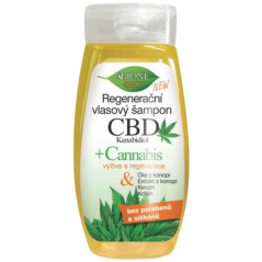 Bione Cosmetics Regenerační vlasový šampon CBD Kanabidiol 260 ml