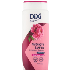 Dixi šampon s pivoňkou na jemné vlasy, 400 ml