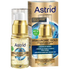 Astrid Hyaluronic Gold oční sérum, 15 ml