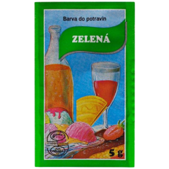 Aroco práškové potravinárske farbivo, zelená, 5 g