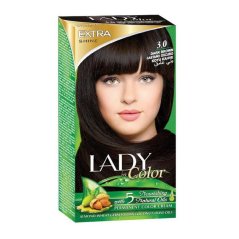 Barva na vlasy LADY in Color, 3.0 Tmavě hnědá