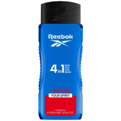 Reebok Men Move Your Spirit sprchový gel 4v1, 400 ml