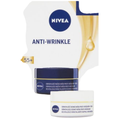 Nivea Revitalizing 55+ denní a noční krém proti vráskám, 2 × 50 ml