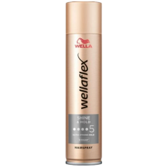 Wellaflex Shine & Hold lak na vlasy, fixace 5, 400 ml