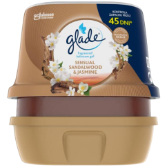 Glade osvěžovač vzduchu gel do koupelny Sensual Sandalwood & Jasmine, 180 g