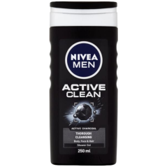 Nivea Men Active Clean sprchový gel, 250 ml