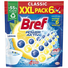 Bref WC kuličky Power Aktiv Lemon, 6x 50 g