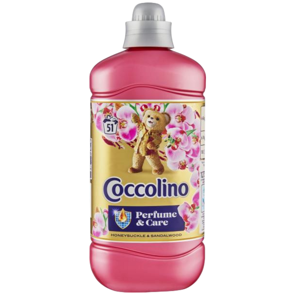 Coccolino aviváž Honeysuckle, 51 praní, 1275 ml Coccolino aviváž Honeysuckle, 51 praní, 1275 ml