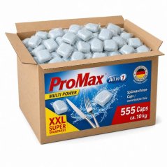 ProMax multi power All in 1, kapsle do myčky 555 ks