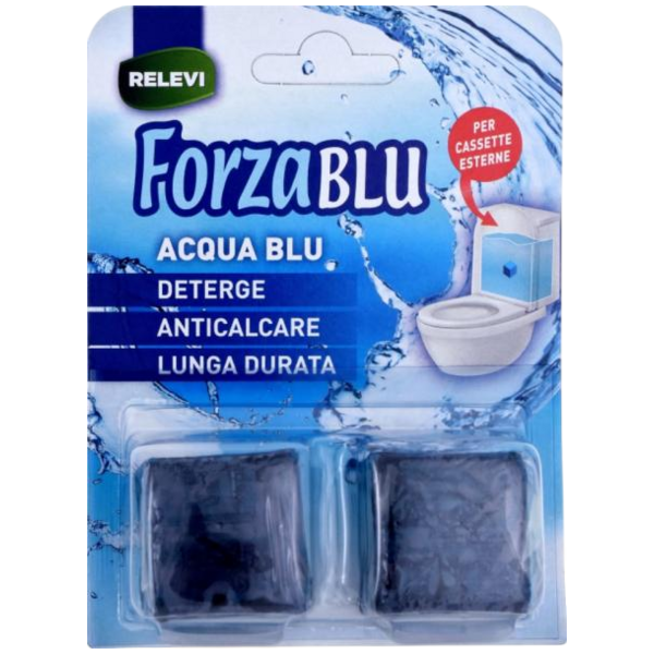 Forzablu Acqua Blu Granforte tablety do nádržky WC, 2 ks Forzablu Acqua Blu Granforte tablety do nádržky WC, 2 ks