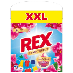 REX prací prášok Aromatherapy Orchid Color BOX 54 praní, 2,97kg