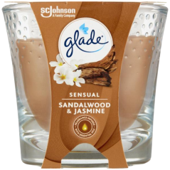 Glade svíčka vonná Sandalwood & Jasmine, 112 g