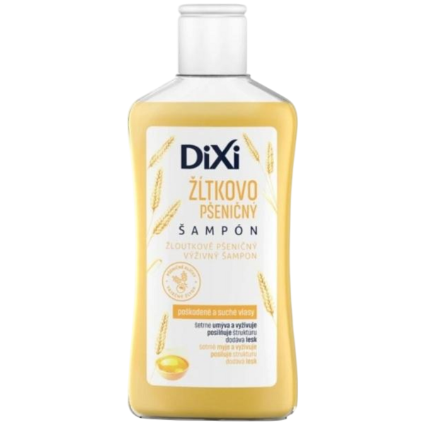 Dixi Žloutkově-pšeničný šampon na poškozené vlasy 100 ml Dixi Žloutkově-pšeničný šampon na poškozené vlasy 100 ml