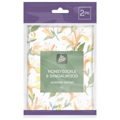PanAroma vôňový sáčok Honeysuckle & Sandalwood do šatníka, topánnika alebo vozidla 2ks