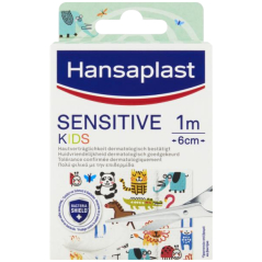 Hansaplast Sensitive Kids detské náplaste pre citlivú pokožku, 10 ks