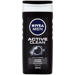 Nivea Men Active Clean sprchový gel, 250 ml