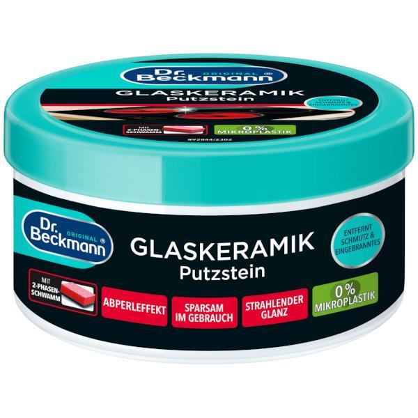 Dr. Beckmann čistící pasta s aktivním uhlím a houbičkou na sklokeramické desky 250g