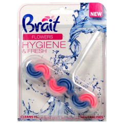 Brait kostka do WC - vůně květin 45 g