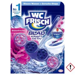 WC Frisch aktívne guľôčky do toaletnej misy Aktiv Blütenfrische Blau 50g