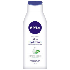 Nivea Aloe & Hydration ľahké telové mlieko s pumpičkou, 400 ml