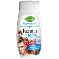 Regeneračný šampón pre mužov KERATIN + KOFEIN 260 ml
