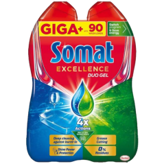 Somat Excellence Duo gel do umývačky riadu, 1620 ml, 90 dávok