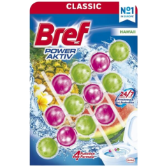 Bref Power Aktiv Hawai, WC blok kuličky 3 x 50 g