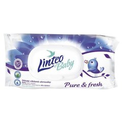 Linteo Baby vlhčené ubrousky Pure and Fresh Aloe Vera 80ks