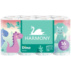Harmony Kids Dino toaletní papír, 3 vrstvý, 16 rolí