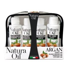 Natura Oil darčeková telová sada s certifikovaným arganovým arganovým olejom 4x100ml