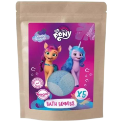 MY LITTLE PONY Fizzy Bath Bombs Doypack 5 x 50g - šumivé koule do koupele