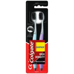 Colgate High Density Charcoal zubní kartáček, měkký, 2 ks
