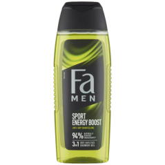 Fa Men Sport Energy Boost sprchový gel & šampon, 250 ml