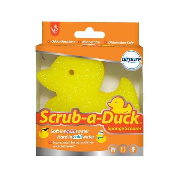 Speciální tuhnoucí houbička Scrub-a-Duck 1ks