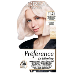 L'oreal Paris Préférence inzenzivní zesvětlovač na vlasy, Moscow ultra světlá studená perleťová blond 11.21